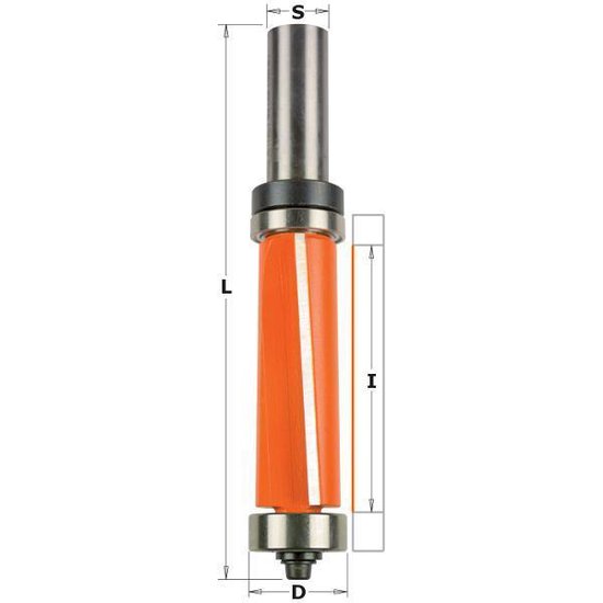 CMT kantenfrees Ø 19 x 25,4/86,5 mm. S=Ø12 (met lagers)