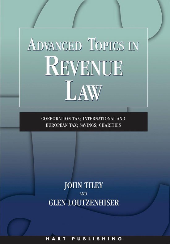 Advanced Topics in Revenue Law - cover