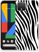 Google Pixel 4 TPU Hoesje Zebra