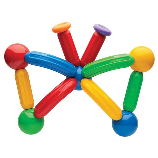 Stick-O Basic Set - Magnetisch Bouwspeelgoed - 20-delig - Montessori Speelgoed - vanaf 18 maanden