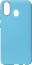 ADEL Siliconen Back Cover Softcase Hoesje Geschikt voor Samsung Galaxy A40 - Blauw