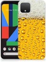 Google Pixel 4 Siliconen Case Bier