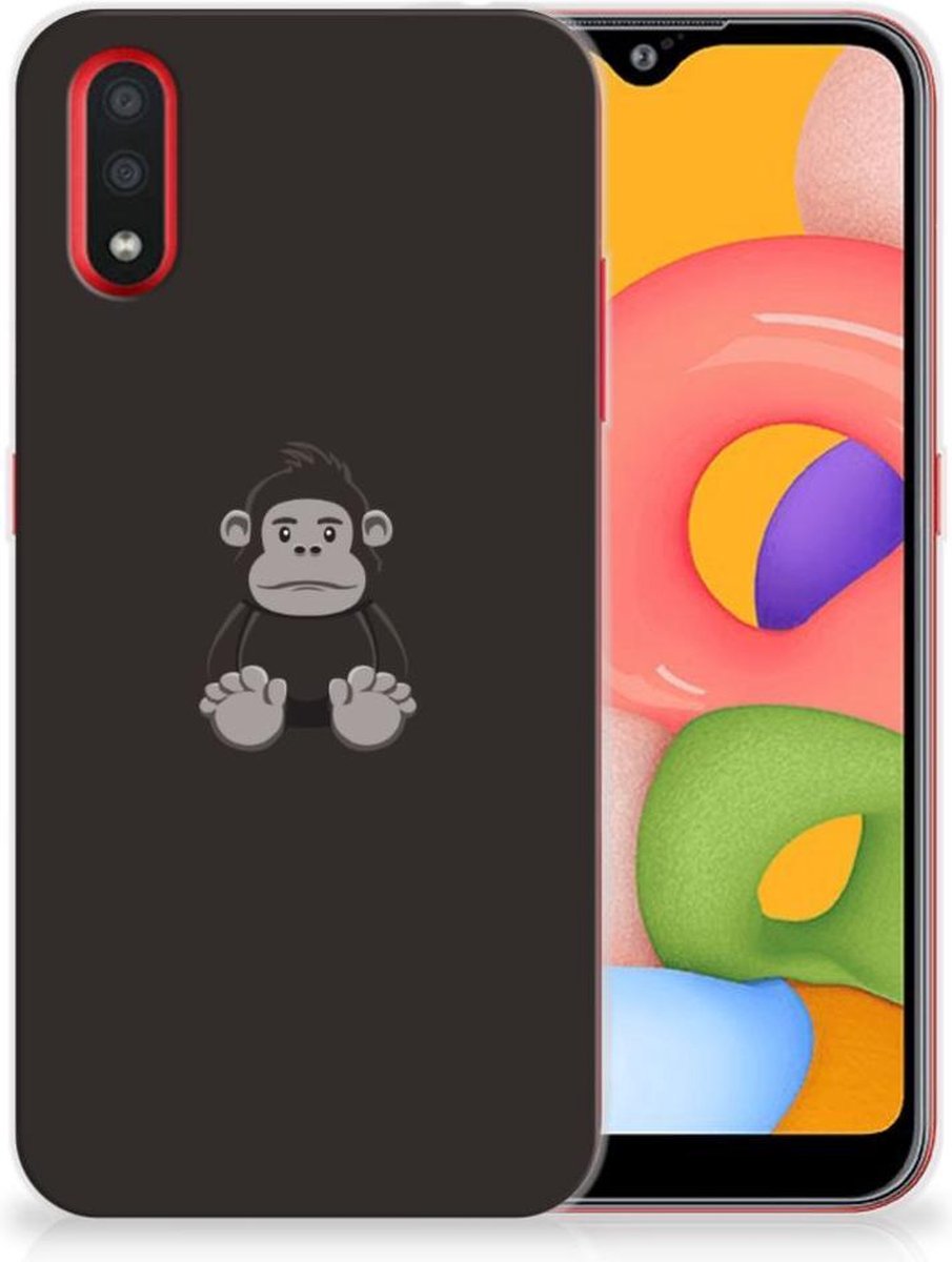 Samsung Galaxy A01 Telefoonhoesje met Naam Gorilla