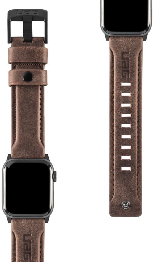 UAG Apple Watch 4/5 40MM, 1/2/3 38MM Leather Strap Brown · bol.com prijsdaling melding