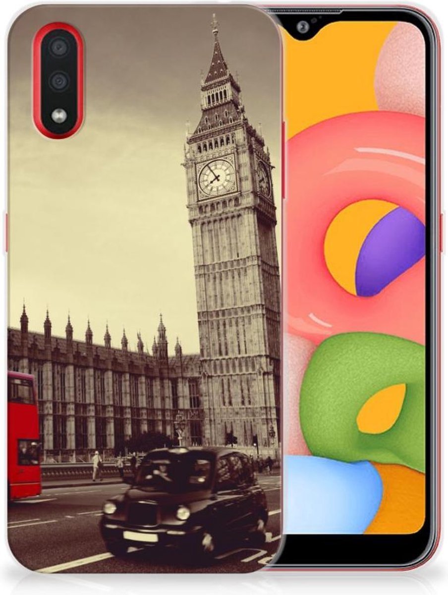Samsung Galaxy A01 Siliconen Back Cover Londen