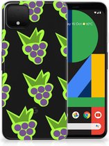 Google Pixel 4 XL Siliconen Case Druiven
