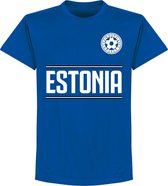 Estland Team T-Shirt - Blauw - XXL