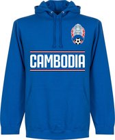 Cambodja Team Hoodie - Blauw - S