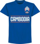 Cambodja Team T-Shirt - Blauw - M