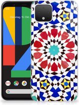TPU Siliconen Hoesje Google Pixel 4 Mozaïek