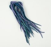 Dragon Dreads Dreadlocks Mix & Match Mermaid 10 Wool Blauw/Paars