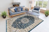 - Vloerkleed - Blauw - 240cm x 330cm