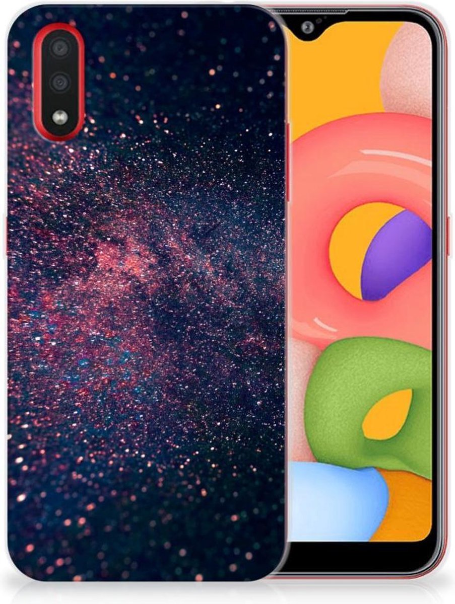 Samsung Galaxy A01 TPU Hoesje Stars