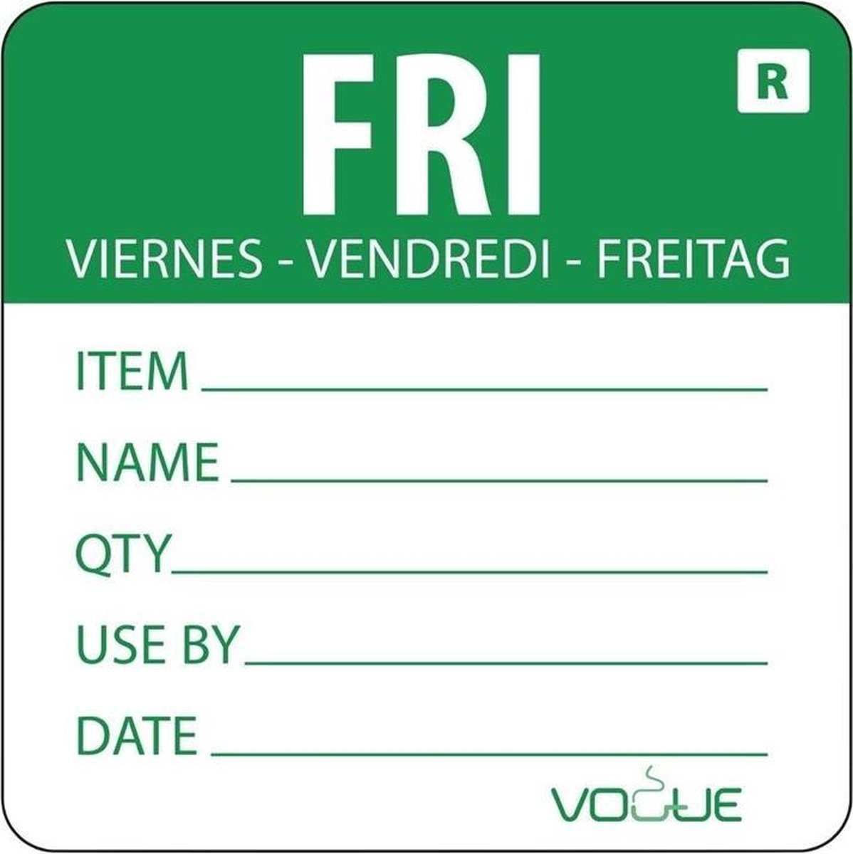 Voedseletiketten Kleurcode | Vrijdag | Vogue | L070