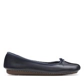 Clarks - Damesschoenen  - Freckle Ice - Navy Leather - Maat 41