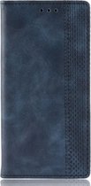 Xiaomi Redmi 8 Stijlvol Vintage Portemonnee Hoesje Blauw