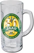 Verjaardag - Bierpul - 30 Jaar - Gevuld met gemengde drop - In cadeauverpakking  met gekleurd lint
