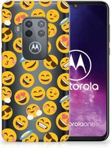TPU bumper Motorola One Zoom Emoji