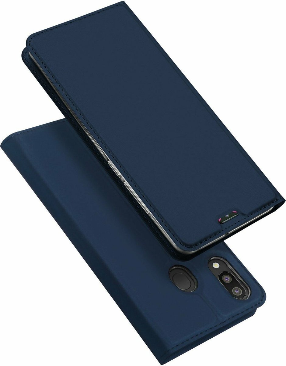 Samsung Galaxy M20 hoesje - Dux Ducis Skin Pro Book Case - Blauw