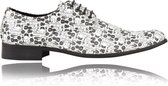 Musica - Maat 45 - Lureaux - Kleurrijke Schoenen Voor Heren - Veterschoenen Met Print