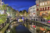 Schilderij - Utrecht historisch centrum