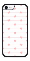 iPhone 8 Hardcase hoesje Pink Love - Designed by Cazy