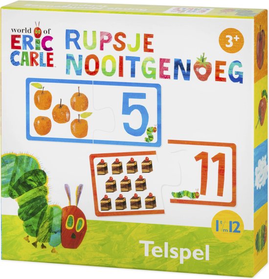 Afbeelding van het spel Rupsje Nooitgenoeg telspel - educatief spel
