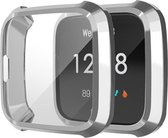 Fitbit Versa Lite Soft TPU Case van By Qubix - Volledig beschermd - Grijs