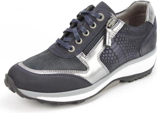 Xsensible Stretchwalker Sneakers Dames (Blauw) om te zoenen