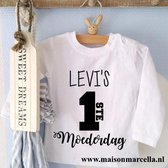 shirt tekst mama eerste moederdag met naam