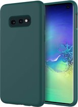 Silicone case geschikt voor Samsung Galaxy S10e - groen