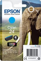 EPSON 24 inktcartridge cyaan standard capacity 4.6ml 360 paginas 1-pack RF-AM blister