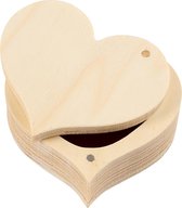Boîte à Bijoux Créotime / Boîte de Rangement Coeur Unisexe 9 X 4 Cm