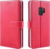 Xssive Double Wallet Case voor Samsung Galaxy S9 - geschikt voor 6 pasjes - Pink