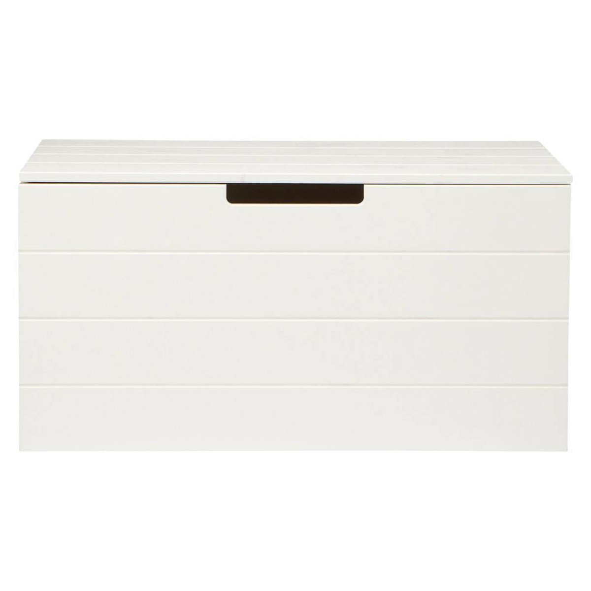 | WOOOD Keet Opbergkist Grenen Wit 42x80x40 Houten opbergkist 14 x 20 x 30 cm OpbergSpecialist