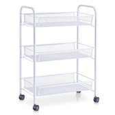 Trolley met 3 gaasmanden wit