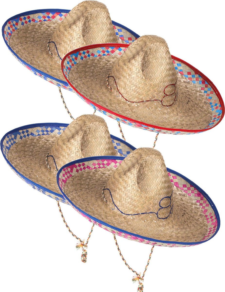 Vegaoo - Mexicaanse strohoed sombrero voor volwassenen