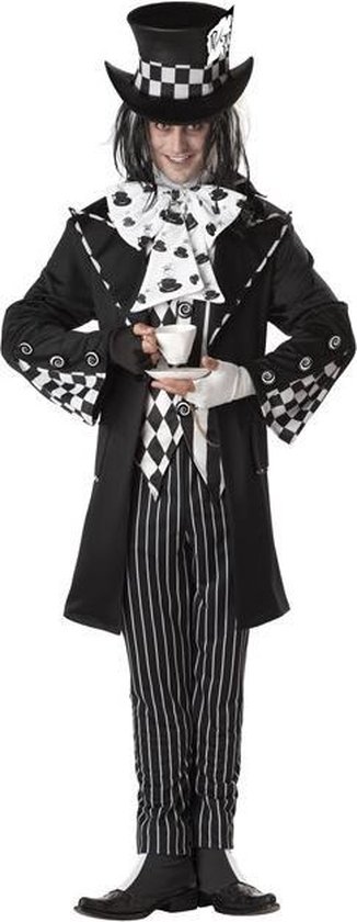 CALIFORNIA COSTUMES - Zwart gekke hoedenmaker kostuum voor mannen - M | bol.