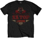 ZZ Top Heren Tshirt -S- Lowdown Zwart