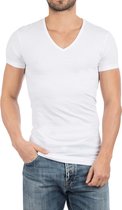 Alan Red - Dean V-Hals T-Shirt Wit (2Pack) - S - Slim-fit