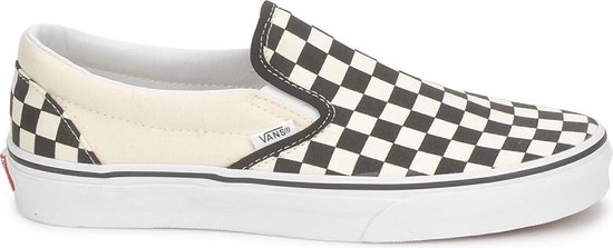 Vans Checkerboard Classic Slip-On Sneaker - Black / Off White - Maat 44 |  bol.com