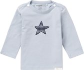 Noppies Jongens Tee Monsieur - Grey Blue - Maat 50