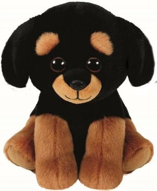Menstruatie Uitleg Politiek Pluche Ty Beanie bruin rottweiler hond knuffel Trevour 15 cm speelgoed -  Honden... | bol.com