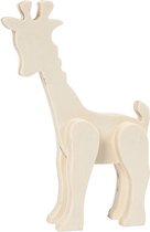 Dierfiguur. giraf. H: 19 cm. B: 14 cm. 1 stuk