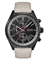 Hugo Boss HB1513562 horloge heren - beige - edelstaal PVD zwart