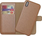 BeHello 2-in-1 Wallet Case Bruin voor iPhone X  Xs