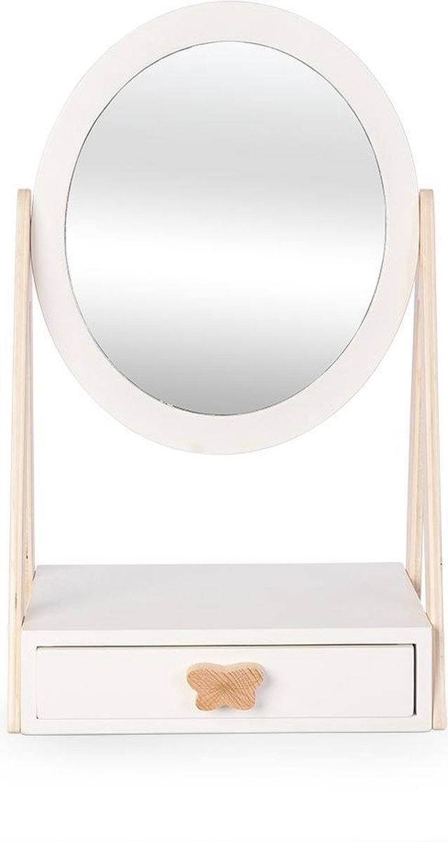 Yibuy 20mm Dia Doré Home Decor Table Miroir En Laiton Ronde À Bouchon À Clous Ensemble de 8 