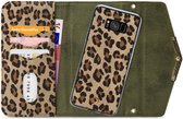 Mobilize Velvet Clutch Samsung Galaxy S8 Hoesje Green Leopard