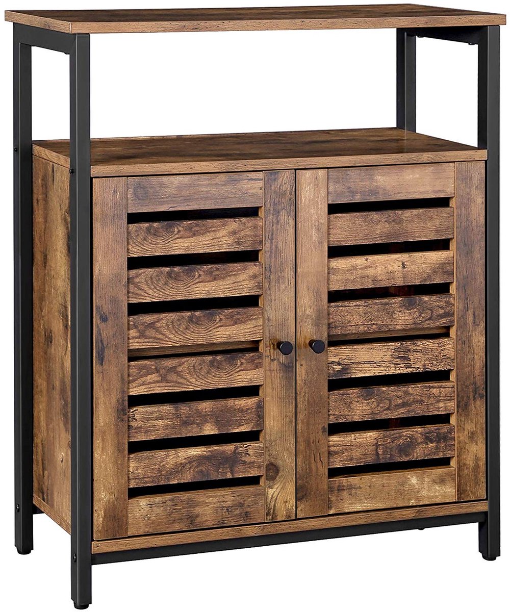MrMarketplace Opbergkast - Staande Kast - Industrieel - Zijkast - 70 x 30 x 80 cm