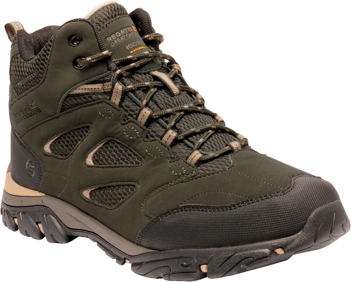 Regatta Holcombe Iep Mid wandelschoenen groen beige